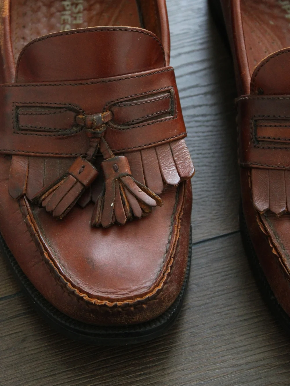 Hush Puppies‎ Men’s Brown Leather Tassel Loafers